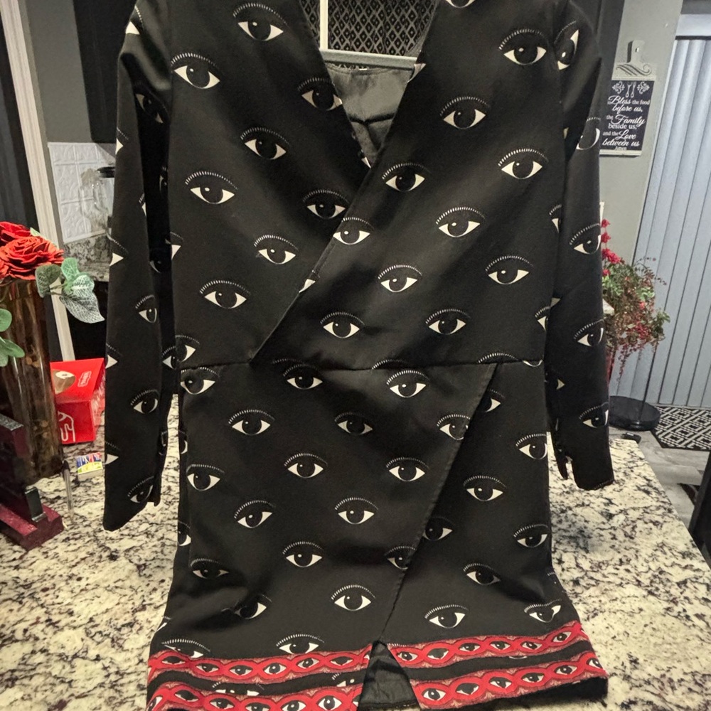 Kenzo Black Garment with Green Label